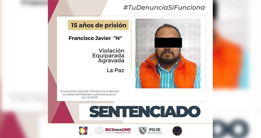 Dan 15 años de prisión a Javier “N” por el delito de violación equiparada