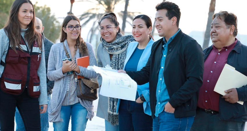 Realiza Alcaldesa recorrido por la obra del Parque El Centenario