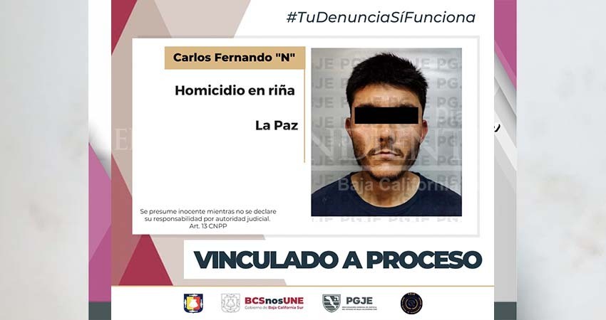 Por homicidio en riña Carlos Fernando “N” quedó vinculado a proceso y en prisión