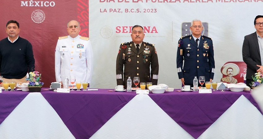 Fuerza Aérea Mexicana, esencial para la paz social de México y BCS: Homero Davis