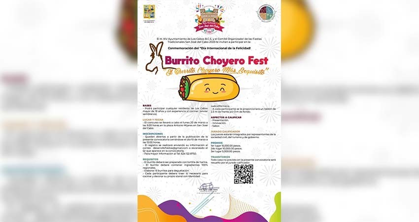 Gobierno de Los Cabos impulsa la gastronomía local; realizarán el 1er “Burrito Choyero Fest”