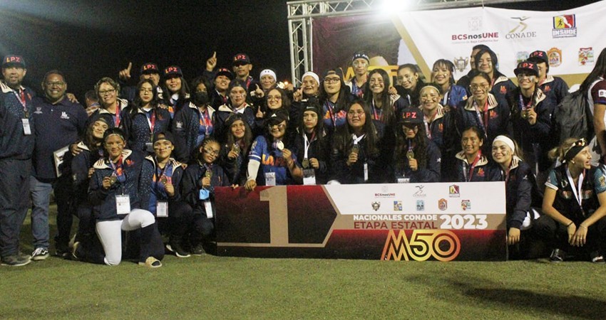 La Paz se levanta con los Títulos Estatales de Softbol
