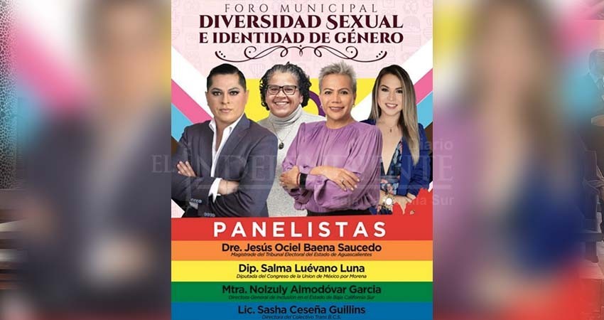 En marzo llega a Los Cabos  1er Foro de la Diversidad Sexual e Identidad de Género
