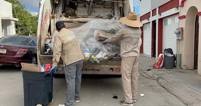 En Los Cabos, Servicios Públicos trabaja con 74 rutas de recolección de basura