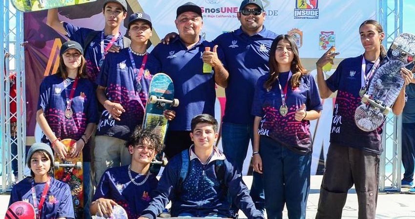Destacan exponentes paceños de skateboarding en la Etapa Estatal
