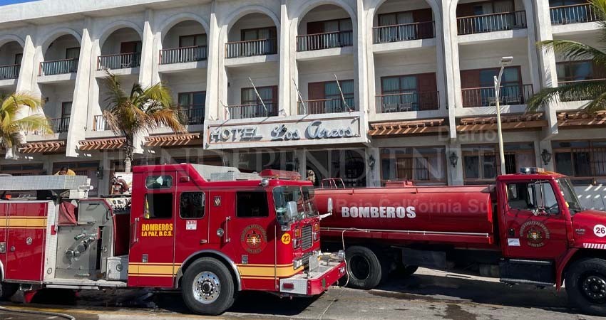 Se incendia Hotel Los Arcos de La Paz