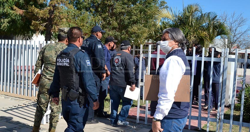 Realiza PC recorrido de verificación en los albergues temporales de La Paz