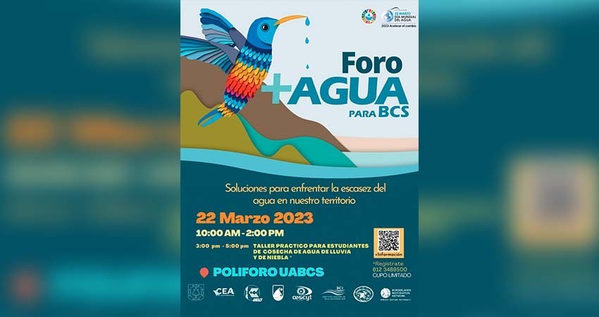 UABCS será sede de foro sobre agua en Baja California Sur