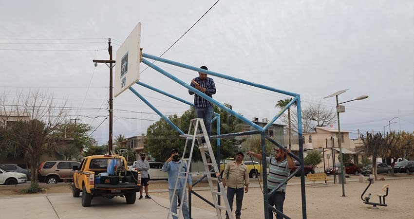 Impulsa gobierno estatal atención a colonias de La Paz