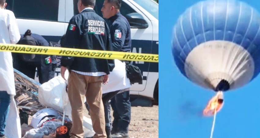 Dos muertos y una persona más herida por globo incendiado en Teotihuacán