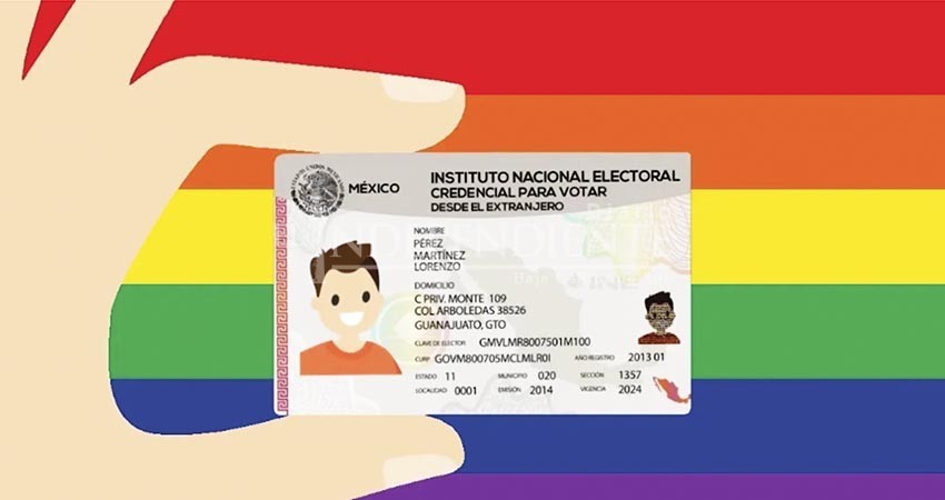 Ya entregó el INE la primera credencial para votar en BCS a persona no binaria Ya entregó el INE la primera credencial para votar en BCS a persona no binaria