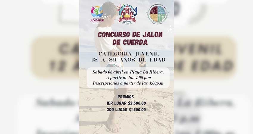 Participa en las actividades que realizará el INJUVE Los Cabos en el marco de la “Semana Santa La Ribera 2023”