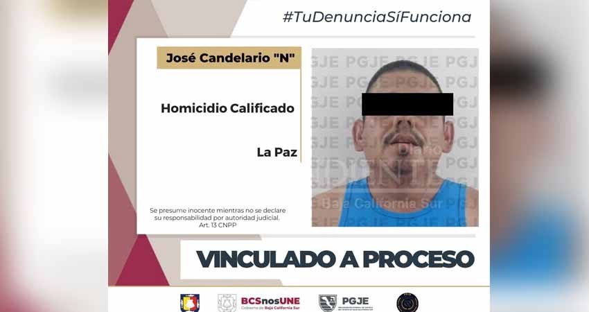 Vinculan a proceso a José Candelario “N” por el delito de homicidio con alevosía