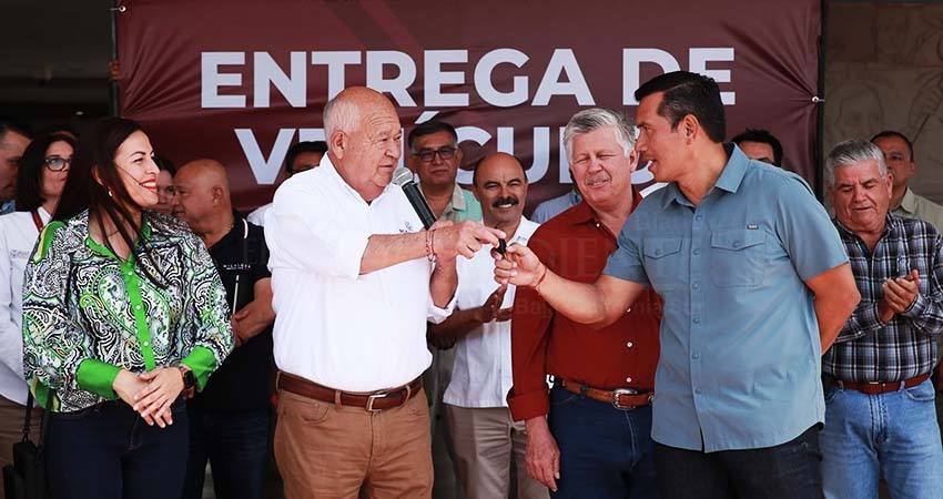 Entrega gobierno estatal 37 unidades a diferentes áreas operativas y de seguridad de la entidad