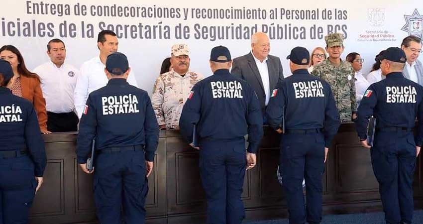 Promete VCC bono a elementos de la policía estatal preventiva Promete VCC bono a elementos de la policía estatal preventiva