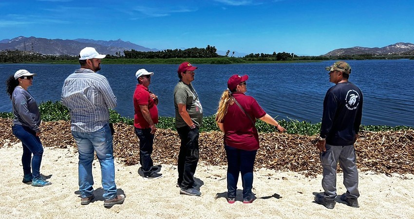 Autoridades de los tres órdenes de gobierno evalúan el estado del estero josefino