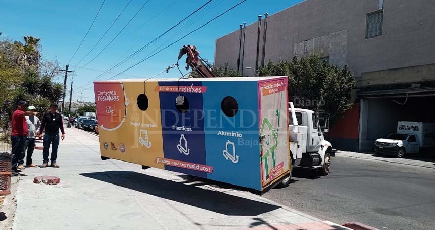 Reubica Servicios Públicos contenedores de “Ruta Cero”