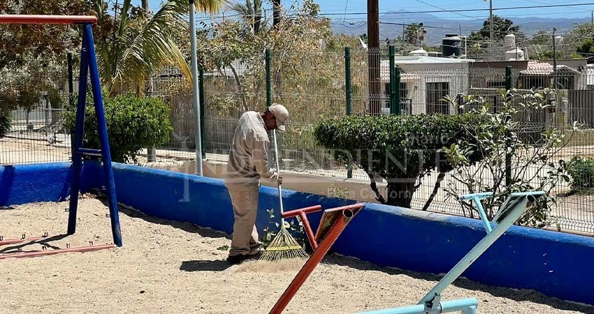 Refuerza Servicios Públicos jornada de limpieza en camellones y áreas verdes en Los Cabos