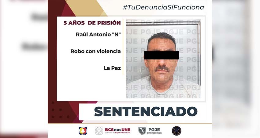 Por robo a comercio Antonio “N” pasará 5 años 4 meses en prisión