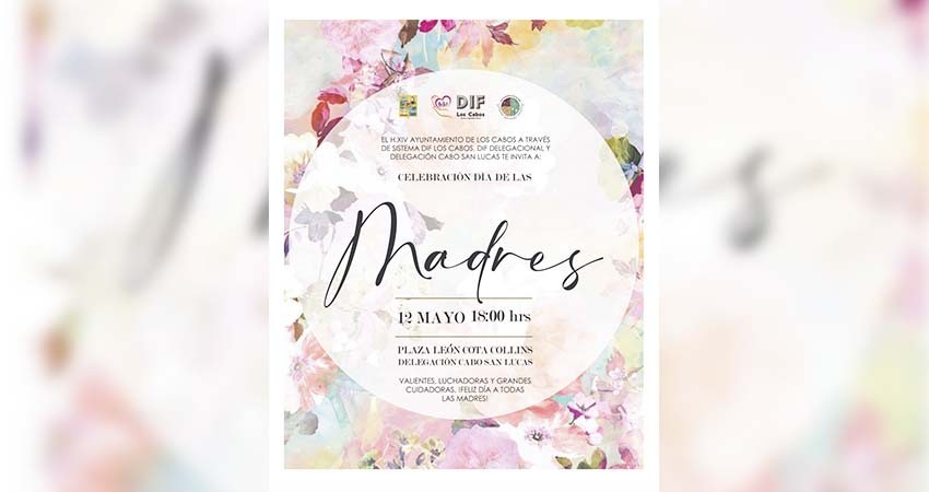 El SMDIF Los Cabos invita a celebrar el “Día de las Madres”