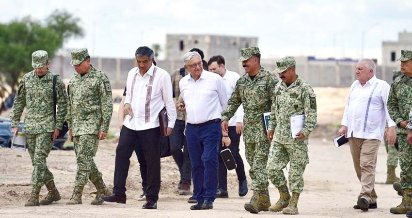 López Obrador recorre aduanas de Tamaulipas López Obrador recorre aduanas de Tamaulipas