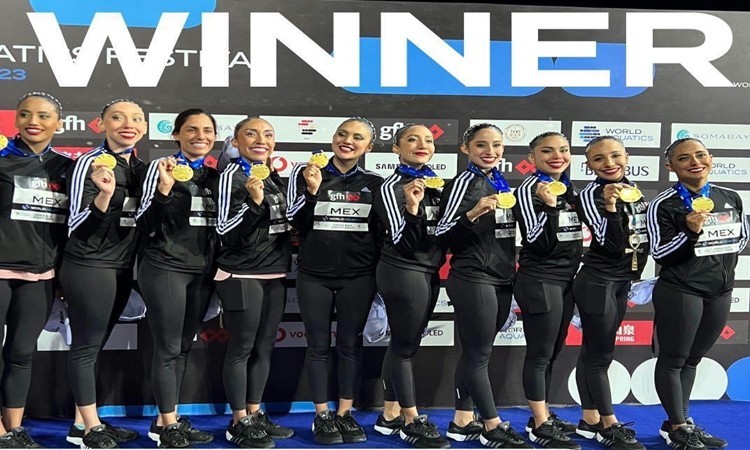 Sudcalifornianas dentro del equipo mexicano que se llevó oro en la copa mundial de natación