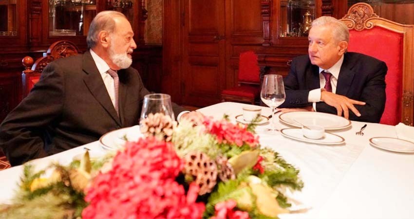 Carlos Slim coincide que se está viviendo 'un buen momento' para invertir: López Obrador