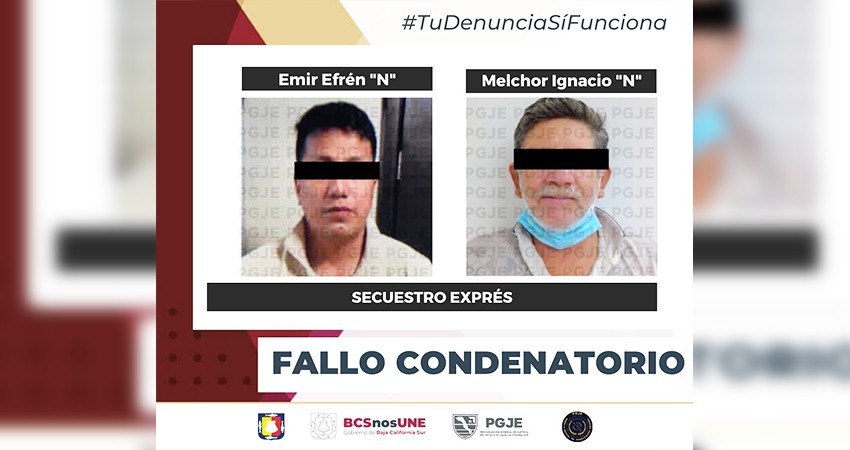 Condenan a dos personas por el delito de secuestro exprés