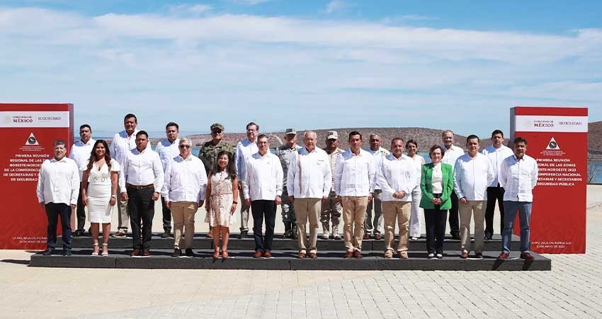 Inaugura gobernador Castro Cosío reunión regional de Seguridad Pública