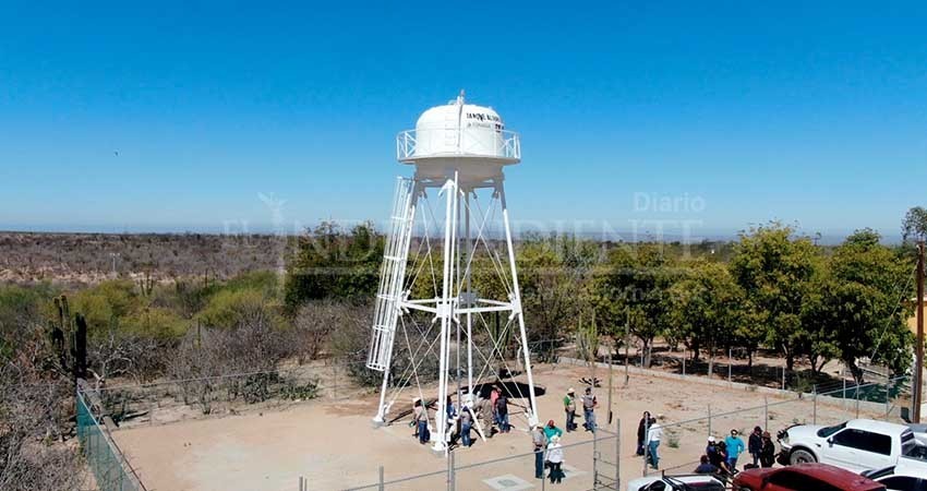2.4 MDP se invirtieron en la construcción de un tanque de agua elevado en Álvaro Obregón
