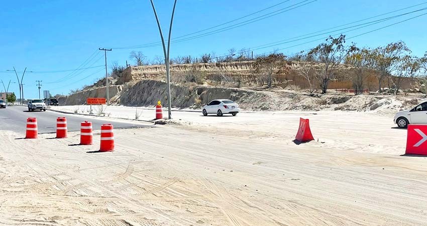 Anuncian autoridades delegacionales que permanece abierta la circulación en la Nicolás Tamaral “La Brecha”