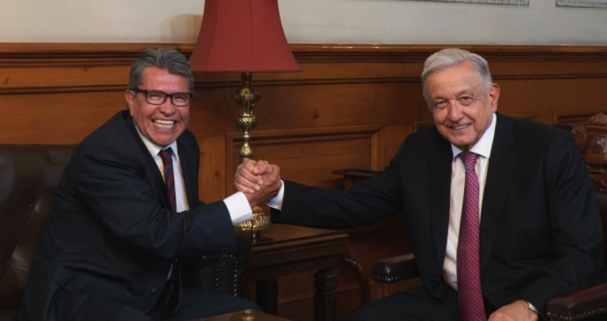 Ricardo Monreal se reúne con López Obrador; "voy a mantenerme en Morena hasta la muerte"