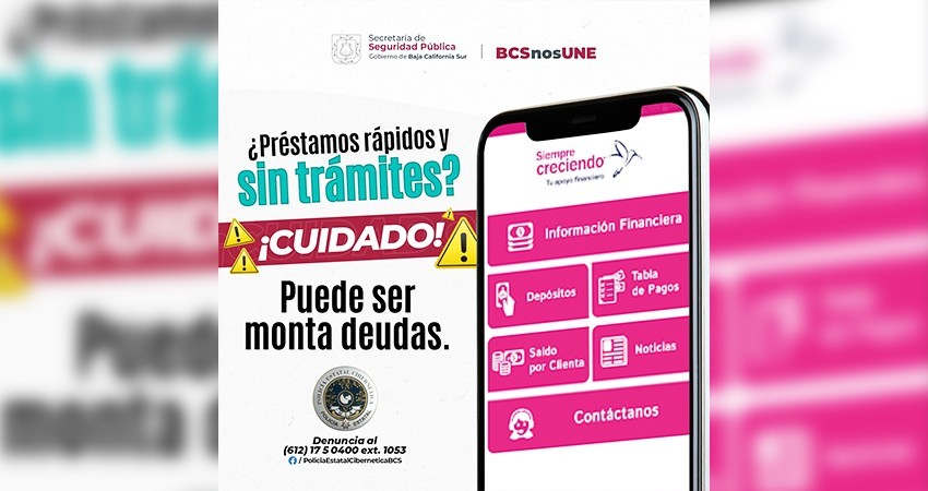 Advierte policía cibernética no dejarse engañar por Apps de préstamos