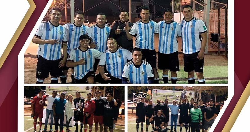 Concluye torneo de fútbol interno de PGJE y el equipo de SADAI se coronó campeón