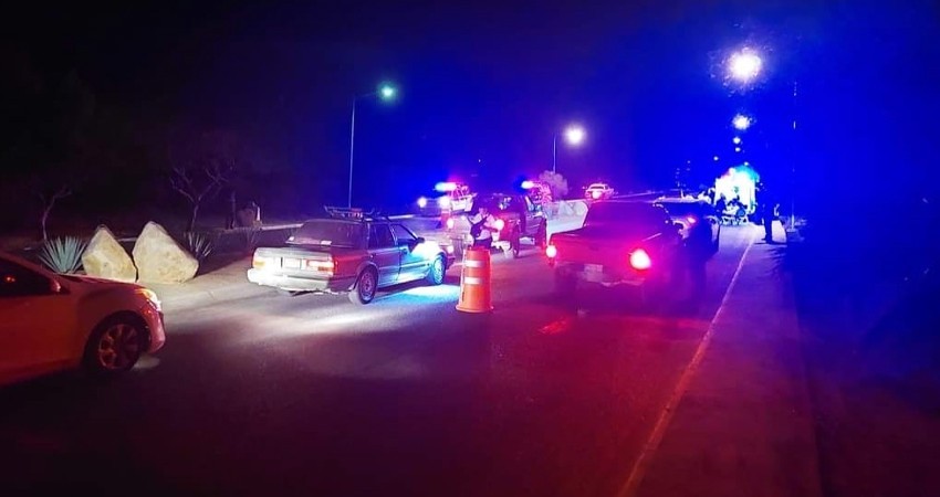 Continúa el Operativo Interinstitucional de Alcoholimetría en Los Cabos