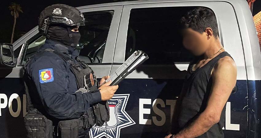 Por delitos de violencia familiar y homicidio, detiene policía estatal a dos personas