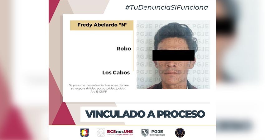 Queda vinculado a proceso Abelardo “N” por el delito de robo en SJC