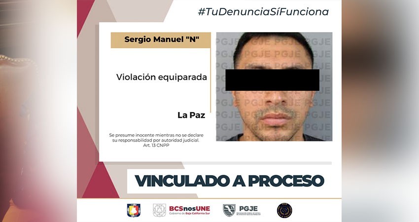 Por violación equiparada contra una menor, queda en prisión preventiva Manuel “N”