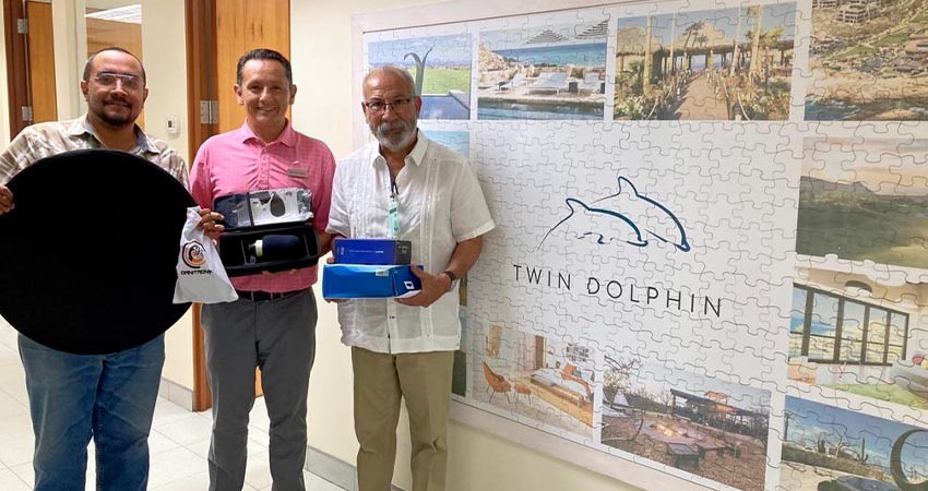 Recibe UABCS Los Cabos donación de equipo de investigación por el Hotel Twin Dolphin