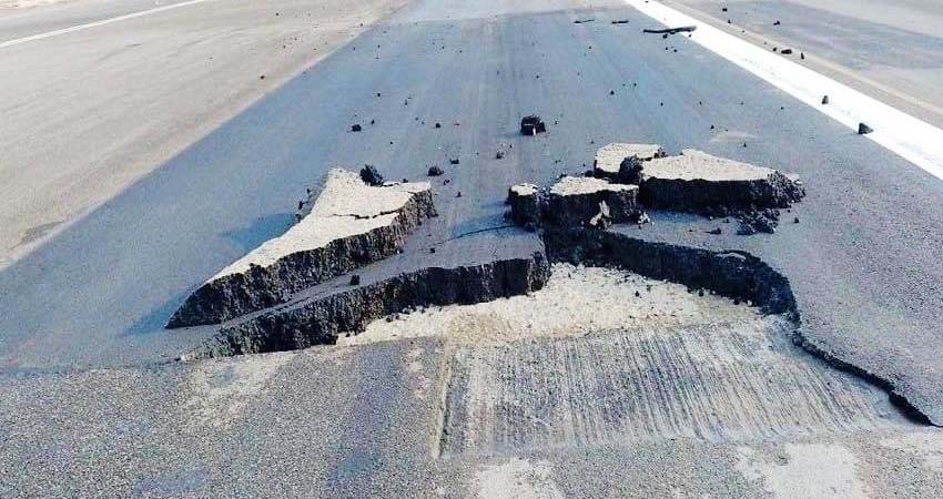 Reporta Aeropuerto Internacional de Los Cabos daños a pista principal Reporta Aeropuerto Internacional de Los Cabos daños a pista principal