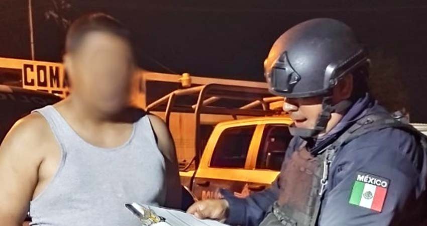 Detienen a cuatro personas mediante patrullajes preventivos de la policía estatal