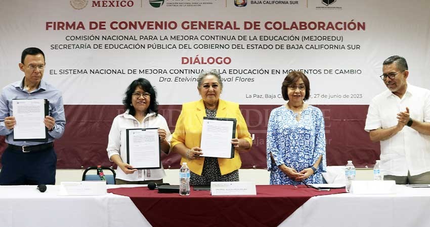 Convenio de SEP BCS con MEJOREDU impactará a más de 180 mil alumnos