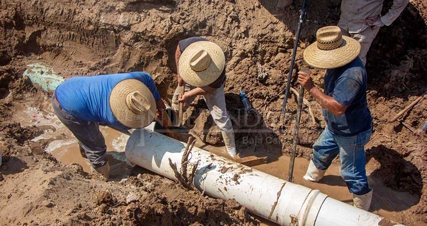 Concluye reparación del Acueducto 1, se restablece el servicio en el centro de La Paz: OOMSAPAS