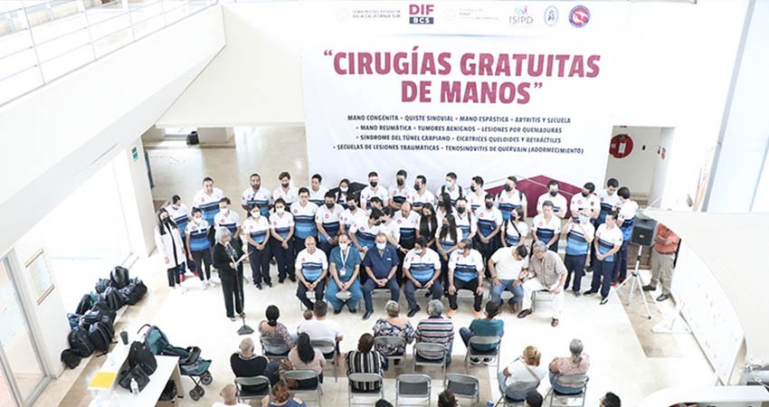 Realiza gobierno de BCS segunda jornada de cirugías de manos en el Hospital Salvatierra