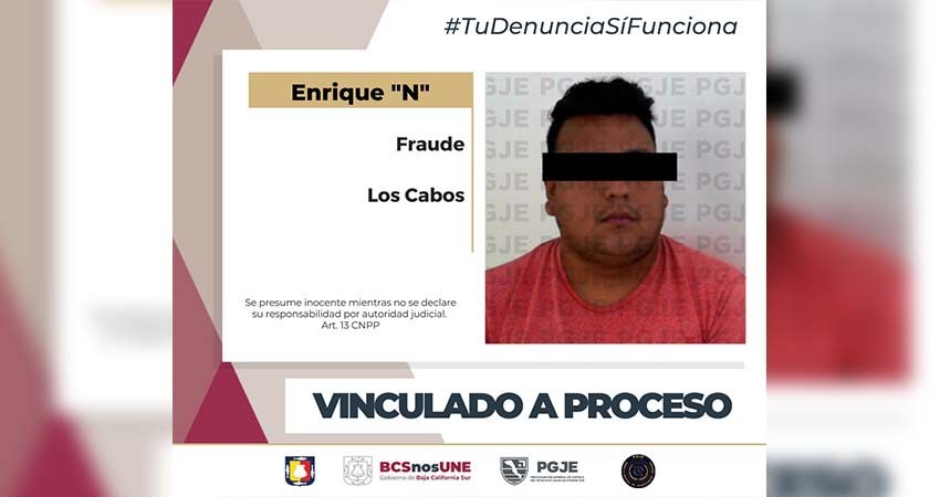 Amadeo “N” enfrenta proceso penal por fraude en Cabo San Lucas