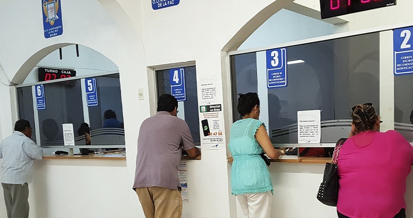 Aplican campañas de hasta el 100% de descuentos en OOMSAPAS La Paz