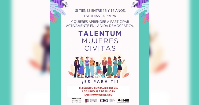 Jóvenes de BCS pueden aplicar par Talentum Mujeres Civitas