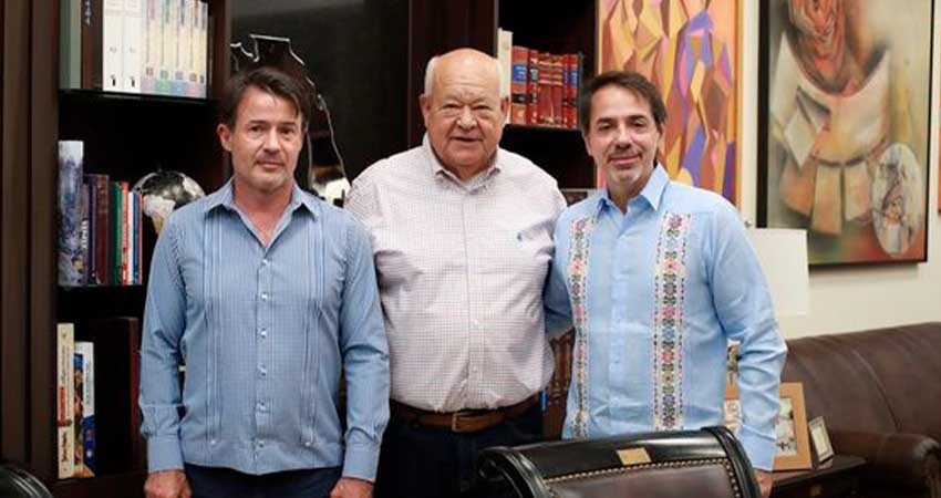 Encuentro del gobernador VCC con el embajador de España en México, Juan Duarte Cuadrado