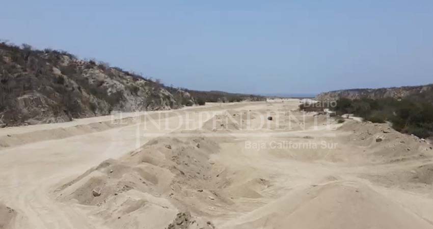 Investiga Conagua extracción de arena en arroyo El Tule Investiga Conagua extracción de arena en arroyo El Tule