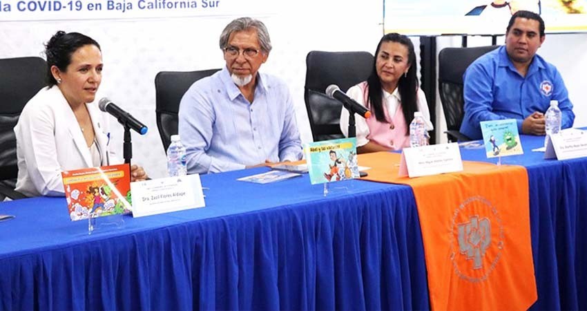 Salud y CIBNOR presentaron folleto científico sobre estrategias emprendidas en BCS contra la pandemia
